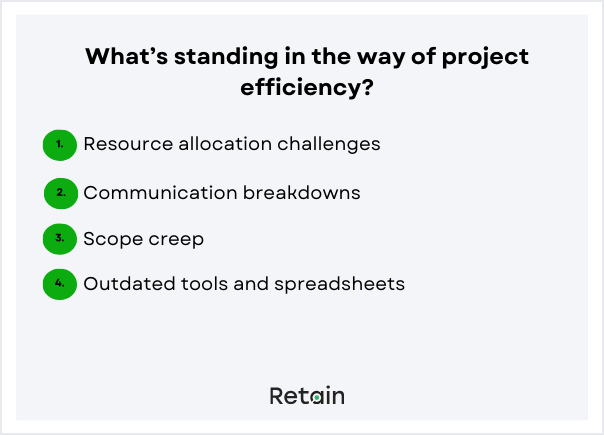 project efficiency challenges