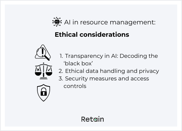 Top 3 ethical considerations for AI in resource management