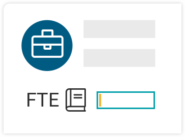 FTE resource planning for different types of projects