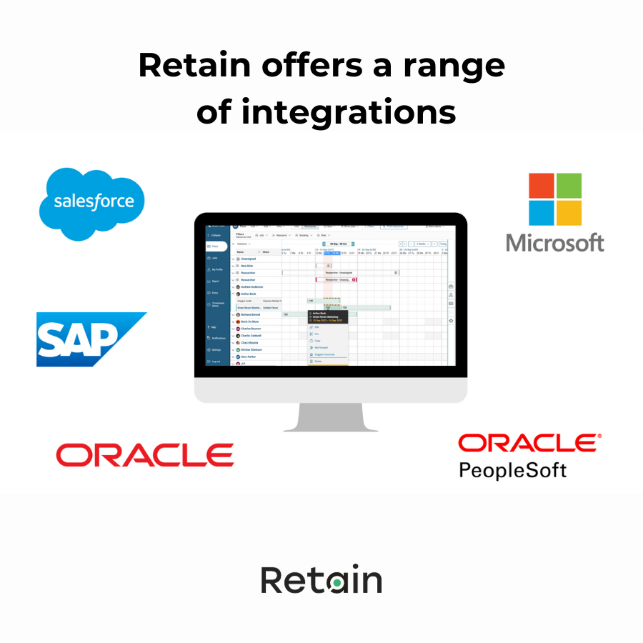 Retain vs DayShape: Retain offers a range of integrations